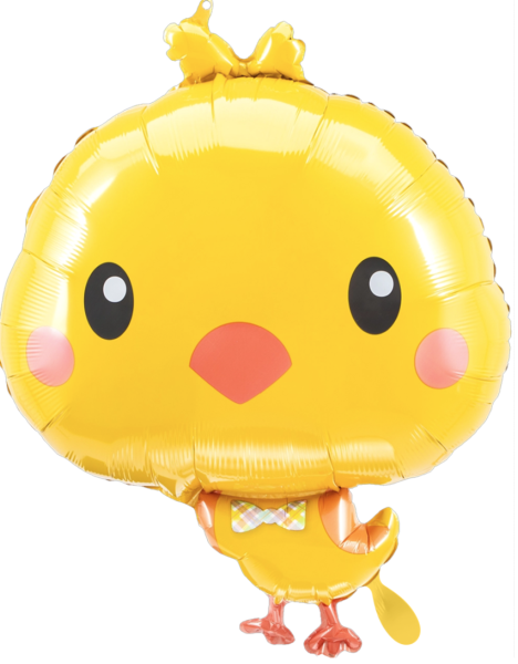 XL Folienballon Figur - Süßes Küken - ø 71cm